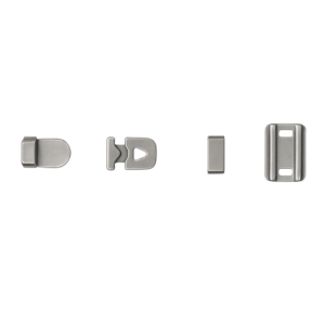 Hosenhaken für Damenhosen – Silber/Nickel