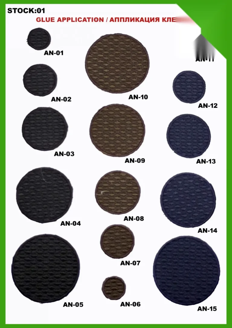 Broderte merker – modell 1