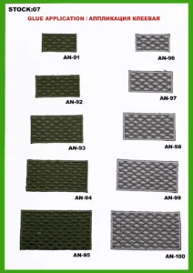 Broderte merker – modell 7
