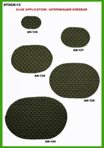 Broderte merker – art. 13: AN-136, AN-137, AN-138, AN-139, AN-140
