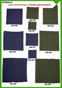 Broderte merker – art. 16: AN-157, AN-158, AN-159, AN-160, AN-162, AN-161 …