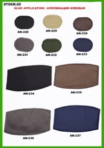 Broderte merker – art. 25: AN-228, AN-231, AN-234, AN-229, AN-232, AN-230 …