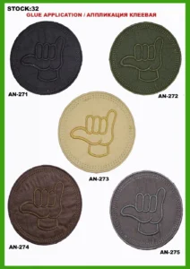 Broderte merker – art. 32: AN-271, AN-273, AN-274, AN-272, AN-275