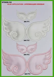 Broderte merker – art. 114: AN-771, AN-772, AN-773, AN-774