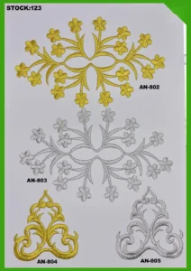 Broderte merker – art. 123: AN-803, AN-804, AN-802, AN-805