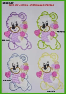 Broderte merker – art. 161: AN-1003, AN-1004, AN-1002