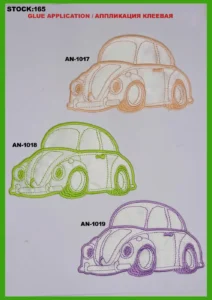 Broderte merker – art. 165: AN-1017, AN-1018