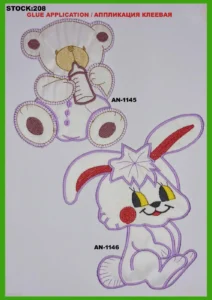 Broderte merker – art. 208: AN-1145, AN-1146