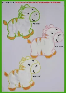 Broderte merker – art. 213: AN-1155, AN-1156, AN-1157