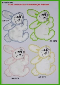 Broderte merker – art. 270: AN-1271, AN-1272, AN-1274, AN-1273