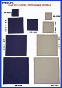 Broderte merker – art. 313: ER-1557, ER-1561, ER-1560, ER-1562, ER-1565