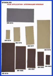 Broderte merker – art. 315: ER-1574, ER-1575, ER-1579, ER-1576