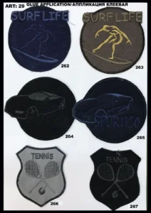 Broderte merker – modell 352
