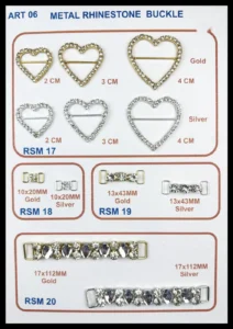 Metal Tokalar – art. 06: RSM 17, RSM 18, RSM 20, RSM 19