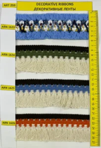 Dekoratīvās lentes – art. 259: ARN 1623, ARN 1624, ARN 1625, ARN 1626