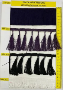 Dekoratīvās lentes – art. 257: ARN 1615, ARN 1616, ARN 1617