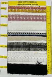 Dekoratīvās lentes – art. 251: ARN 1586, ARN 1587, I ARN 1588, ARN 1589, ARN 1590, ARN 1591