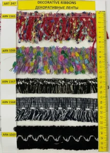 Dekoratīvās lentes – art. 247: ARN 1565, ARN 1566, ARN 1567, ARN 1568, ARN 1569