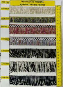 Dekoratīvās lentes – art. 245: ARN 1554, ARN 1555, ARN 1556, ARN 1557, ARN 1558, ARN 1560