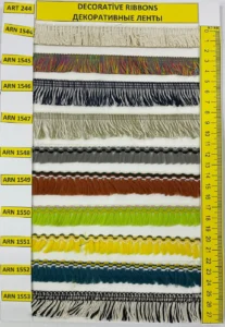 Dekoratīvās lentes – art. 244: ARN 1544, ARN 1545, ARN 1546, ARN 1547, ARN 1548, ARN 1549 …