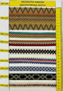 Dekoratīvās lentes – art. 224: ARN 1371, ARN 1372, ARN 1373, ARN 1374, ARN 1375, ARN 1376 …