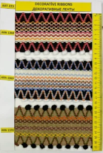 Dekoratīvās lentes – art. 223: ARN 1368, ARN 1369, ARN 1370