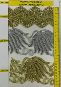 Dekoratīvās lentes – art. 196: ARN 1177, ARN 1178, ARN 1179