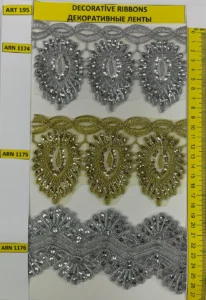 Dekoratīvās lentes – art. 195: ARN 1174, ARN 1175, ARN 1176
