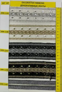 Dekoratīvās lentes – art. 187: ARN 1145, ARN 1146, ARN 1147, ARN 1149