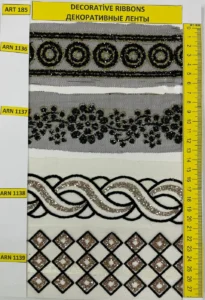 Dekoratīvās lentes – art. 185: ARN 1136, ARN 1137, ARN 1138, ARN 1139