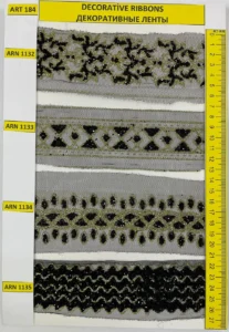 Dekoratīvās lentes – art. 184: ARN 1132, ARN 1133, ARN 1134, ARN 1135