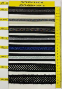 Dekoratīvās lentes – art. 165: ARN 949, ARN 950, ARN 951, ARN 952, ARN 953, ARN 954 …
