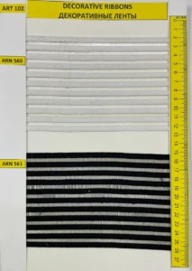 Dekoratīvās lentes – art. 102: ARN 560, ARN 561