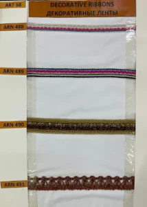 Dekoratīvās lentes – A T 58, ARN 488, ARN 489, ARN 490, ARN 491
