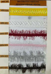 Dekoratīvās lentes – art. 49: ARN 420, ARN 421, ARN 422, ARN 423, ARN 424, ARN 425