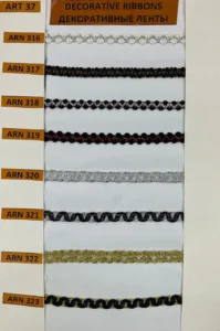 Dekoratīvās lentes – AR 37, ARN 316, ARN 317, ARN 318, ARN 319, ARN 321 …
