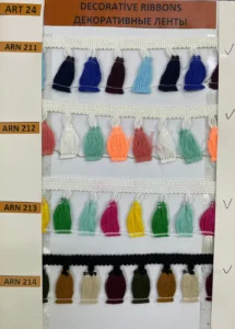 Dekoratīvās lentes – art. 24: ARN 212, ARN 213, ARN 214