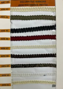 Dekoratīvās lentes – art. 05: ARN 43, ARN 44, ARN 45, ARN 46, ARN 47, ARN 48 …