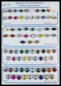 Sew-On Rhinestones – art. 10: model 13