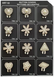 Kristallidega nööbid – art. 02: TRK 13, TRK 16, TRK 19, TRK 14, TRK 17, TRK 20 …