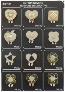 Kristallidega nööbid – art. 05: TRK 48, TRK 51, TRK 49, TRK 52, TRK 50, TRK 53