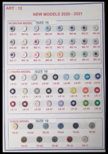 Paidan napit – art. 12: MS 01, MS 09, MS 17, MS 02, MS 10, MS 18 …