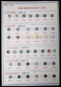 Paidan napit – art. 06: KD 01, KD 02, KD 03, BK 01, BK 07, BK 02 …