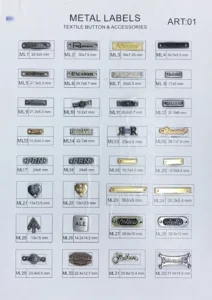 Metal Labels – ML17, X 24