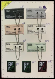 Étiquettes mode – IA88