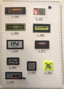 Étiquettes mode – I I 11, I I 111, IL 2651, IL 281