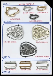 Metal Tokalar – art. 02: UTT 03, UTT 04, UTT 05