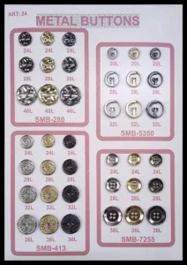 Метални копчета – арт. 24: SMB-280, SMB-5350, SMB-413, SMB-7255