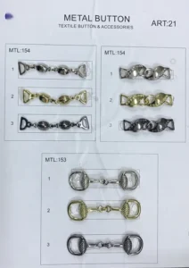 Išskirtiniai metaliniai aksesuarai – art. 21: MTC154