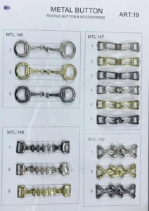 Išskirtiniai metaliniai aksesuarai – art. 19: model 3